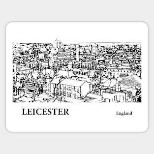 Leicester England Sticker
